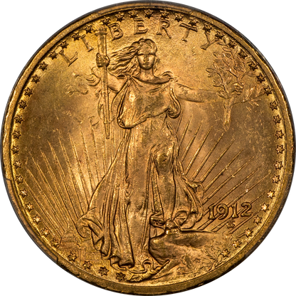 1912 $20 MS64 PCGS