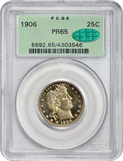 1906 25C PR65 OGH PCGS CAC