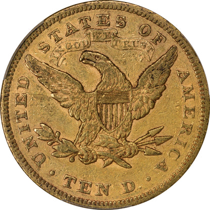 1878 $10 XF45 PCGS CAC