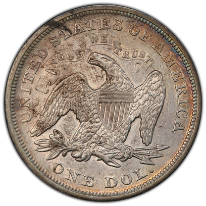 1871 $1 AU53 PCGS