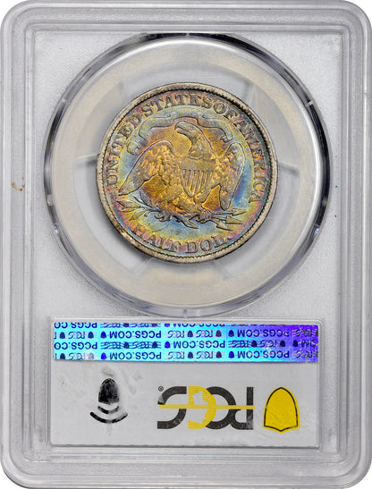 1873 50C F12 NO ARROWS CLOSED 3 PCGS