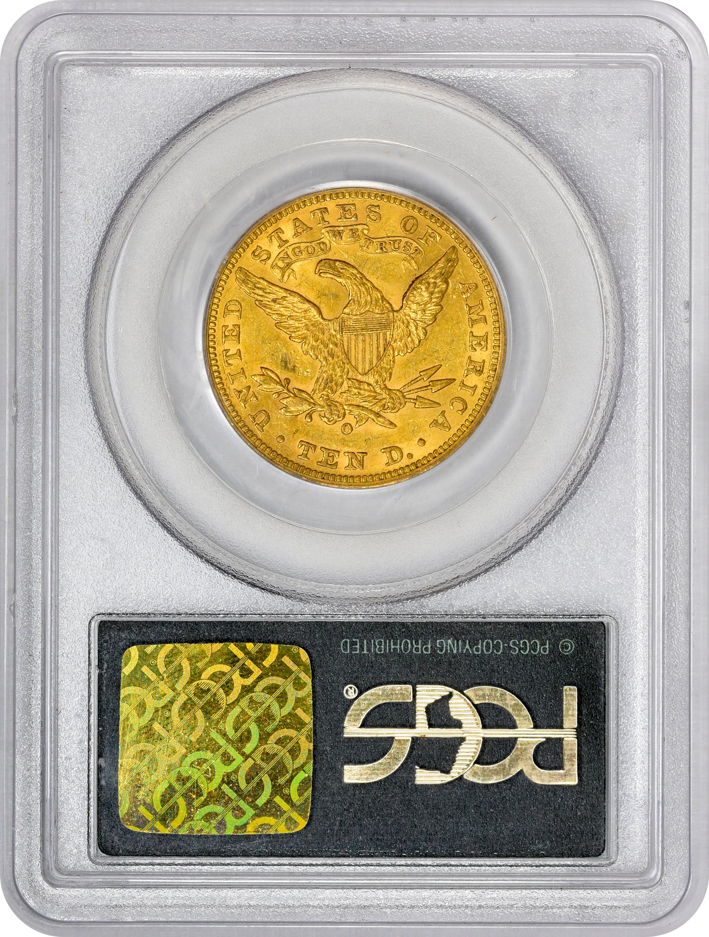 1888-O $10 AU55 OGH PCGS GOLD CAC