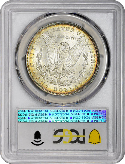 1885 - O $1 Ms64 + Pcgs Cac