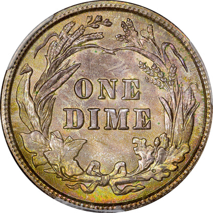 1914 10C Ms67 Pcgs Cac