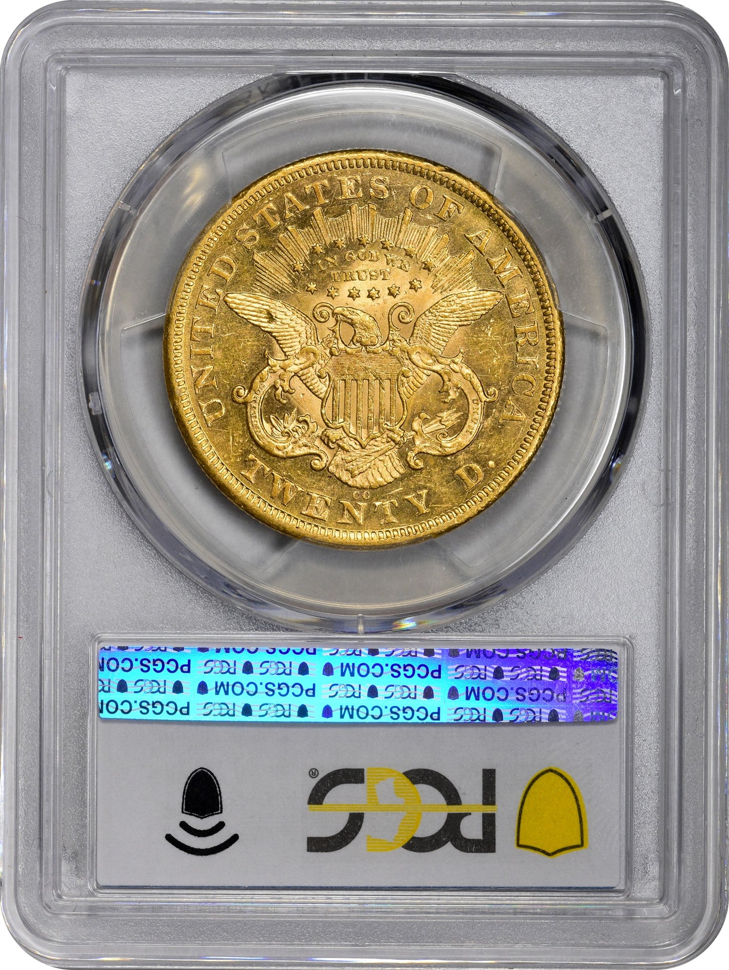 1876-CC $20 AU53 PCGS