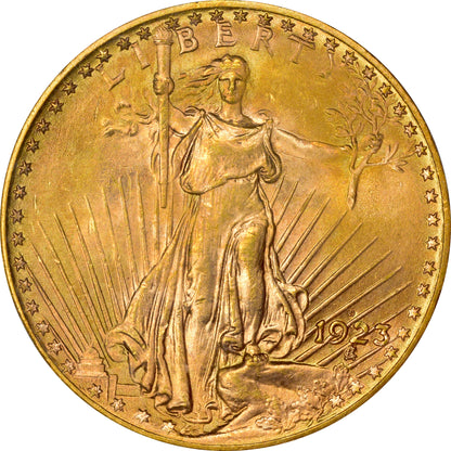 1923-D $20 MS64 PCGS