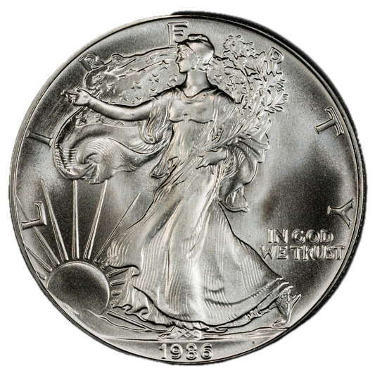 1 oz American Silver Eagle Coin BU - Random Year