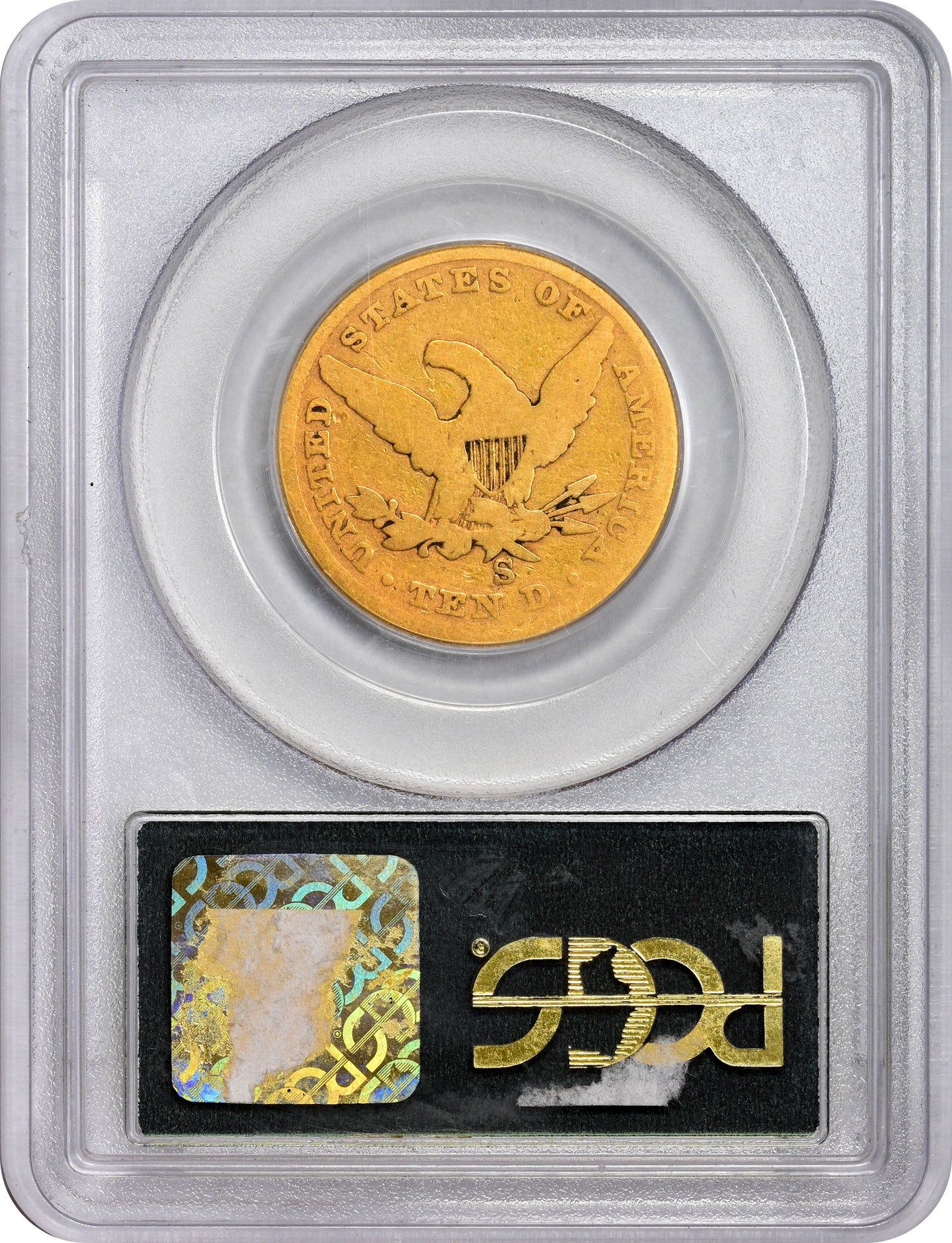 1861-S $10 G06 OGH PCGS