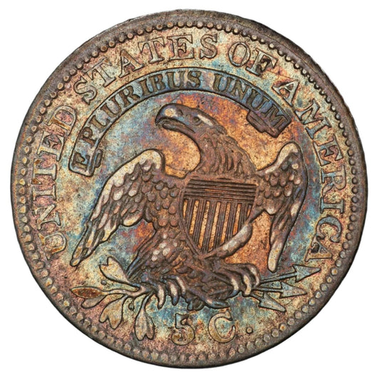 1829 H10C AU58 PCGS