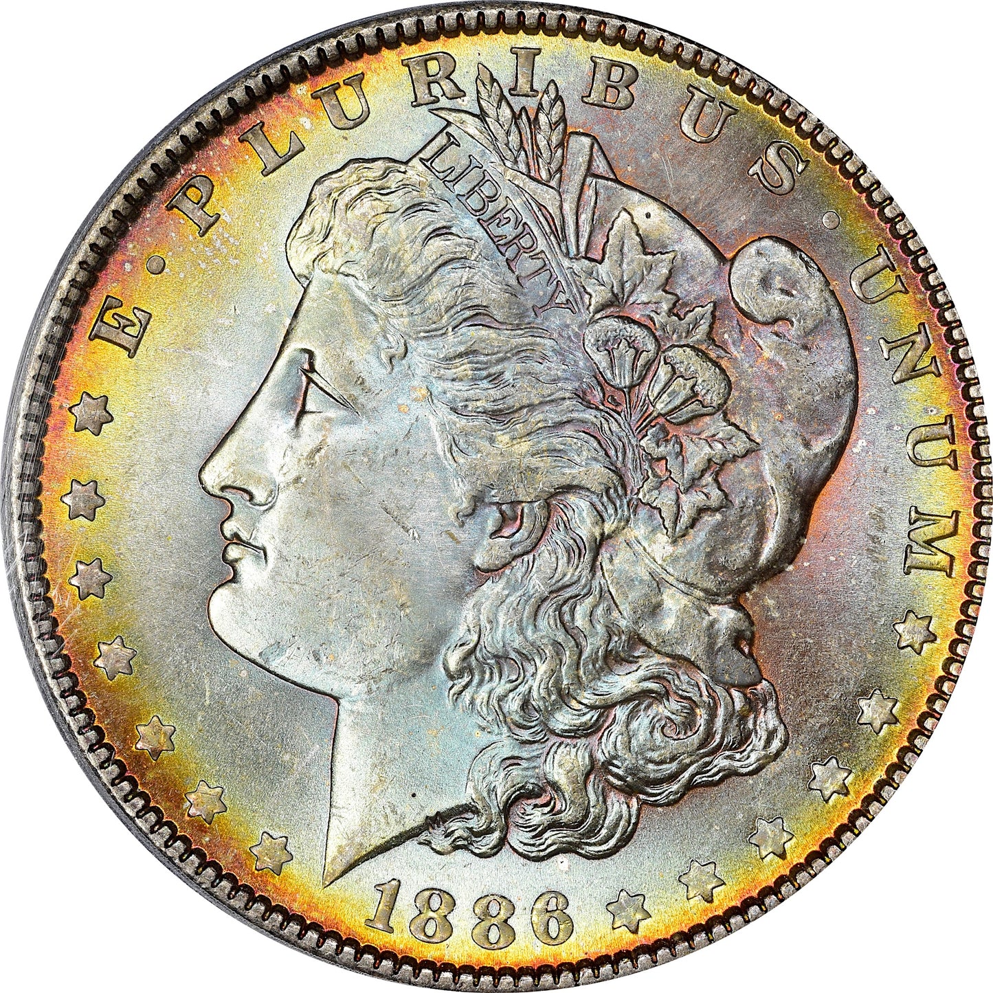 1886 $1 MS64 PCGS