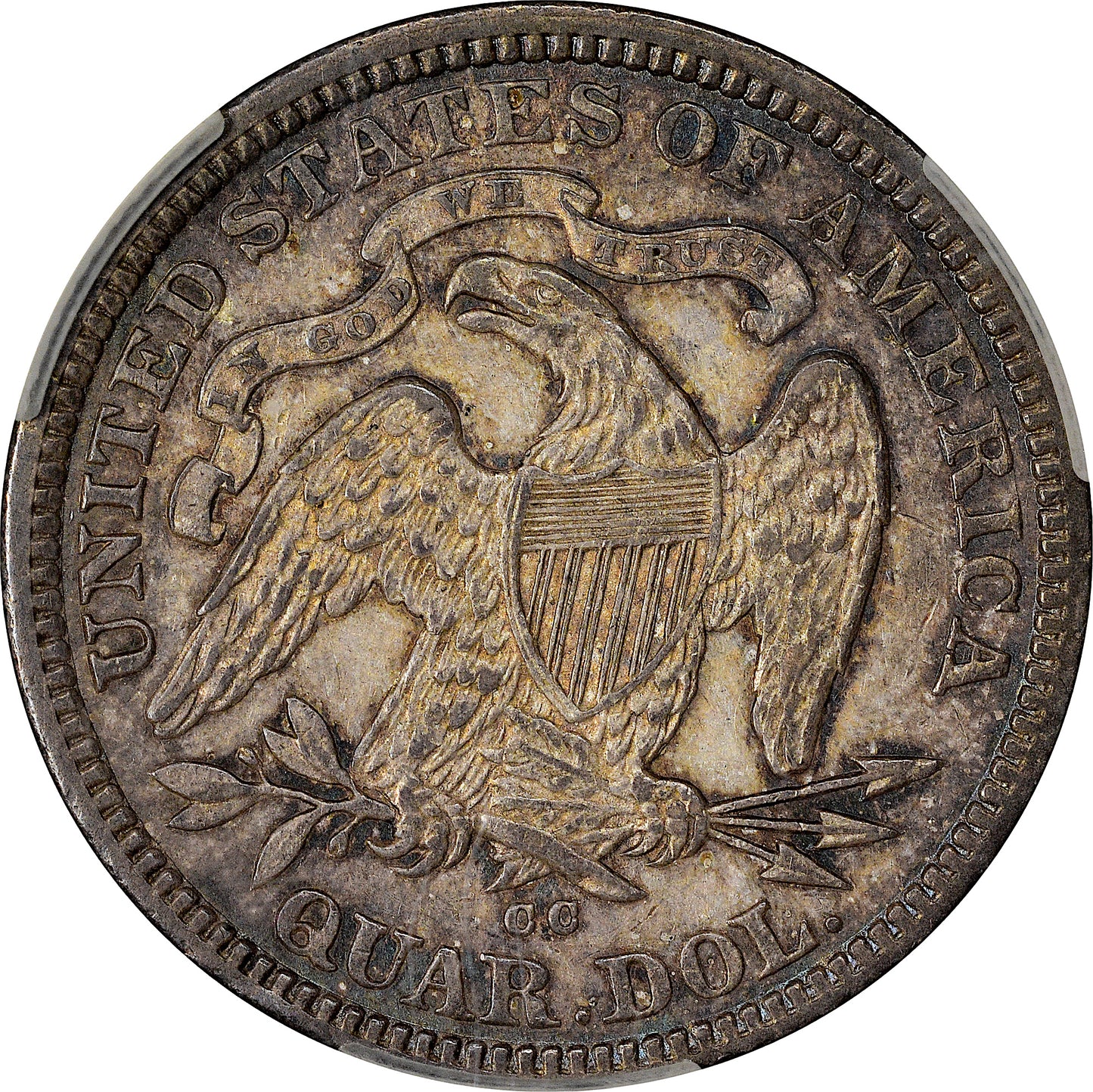 1876-CC 25C AU58 CACG