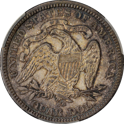 1876-CC 25C AU58 CACG