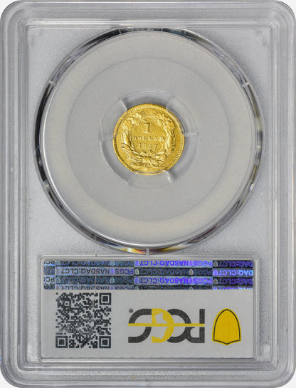 1857-C G$1 AU53 PCGS