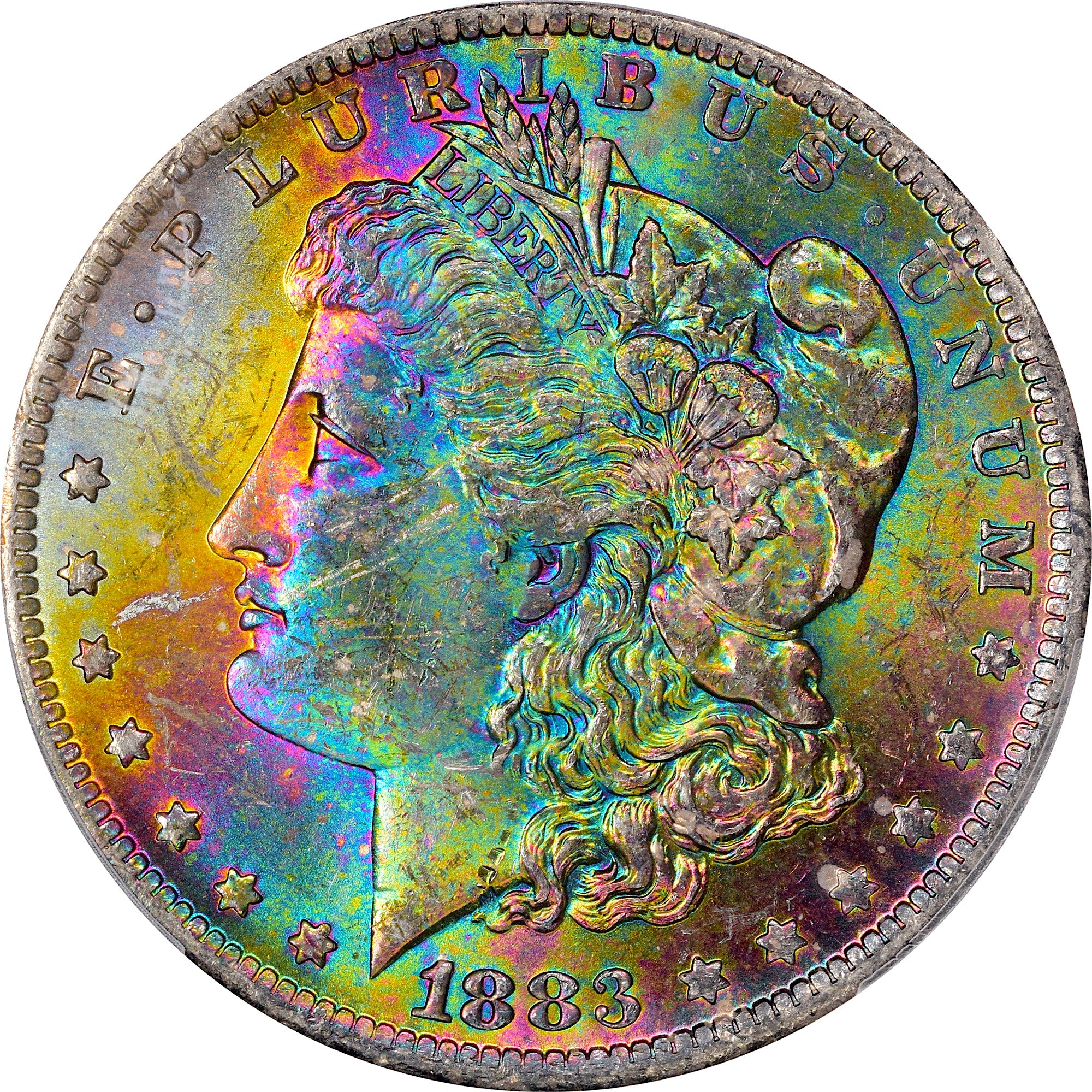 1883-O $1 Ms64 Pcgs Cac