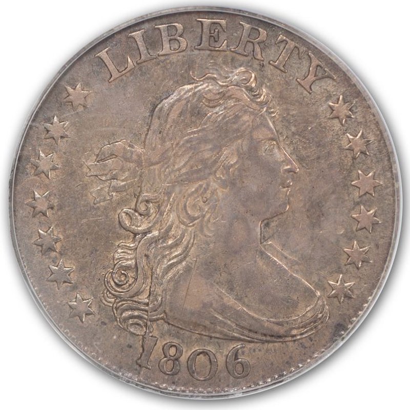 1806 25C AU50 PCGS CAC