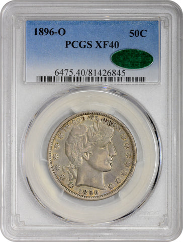 1896-O 50C XF40 PCGS CAC