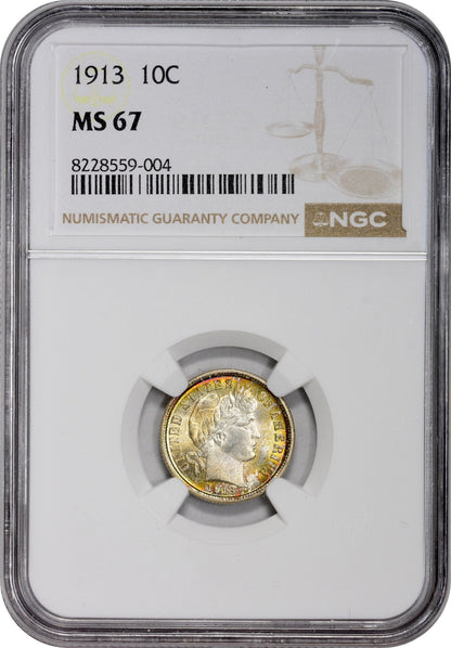 1913 10C MS67 NGC 10C