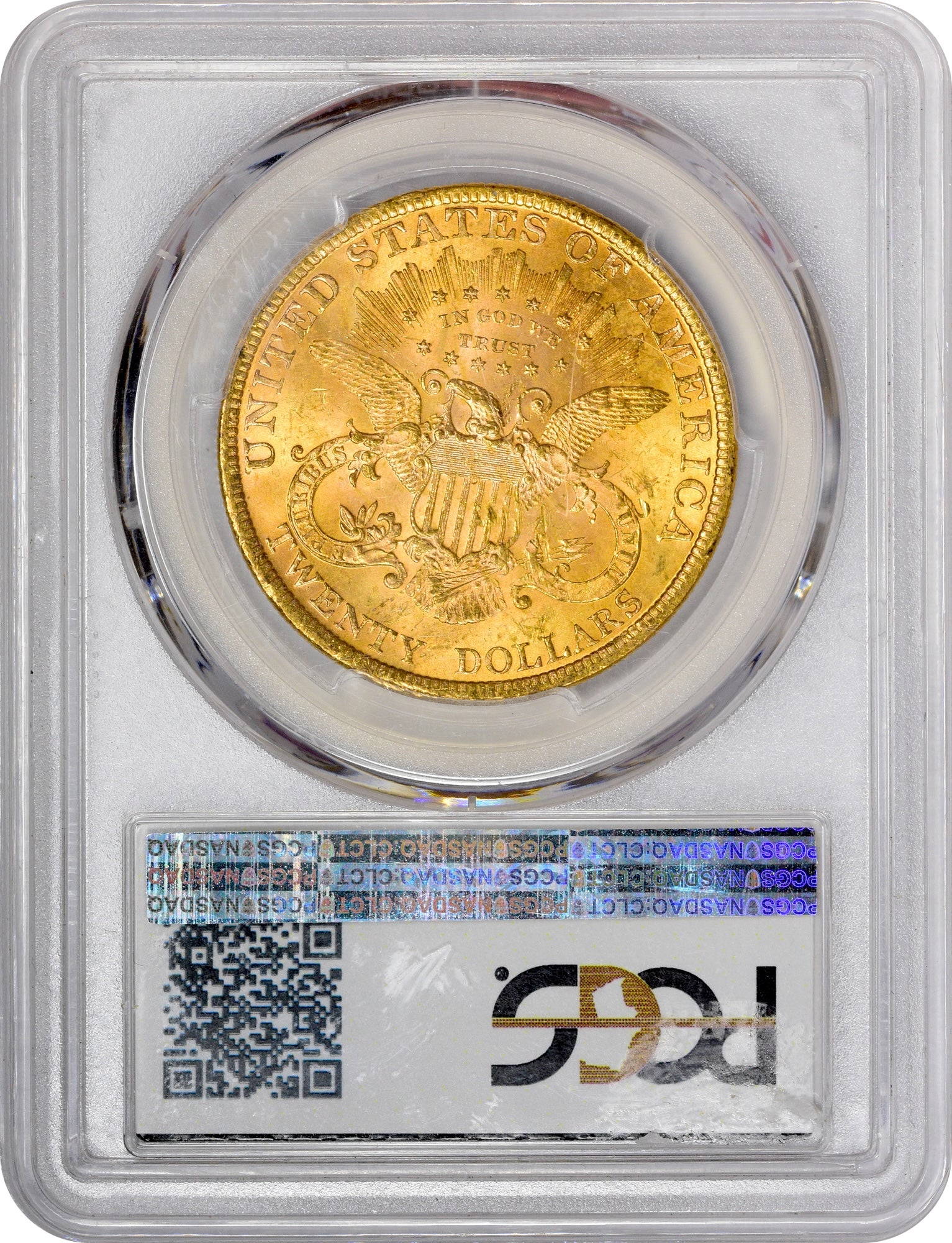 1899 $20 MS62 PCGS