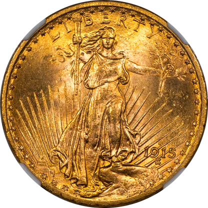 1915-S $20 MS65+ NGC