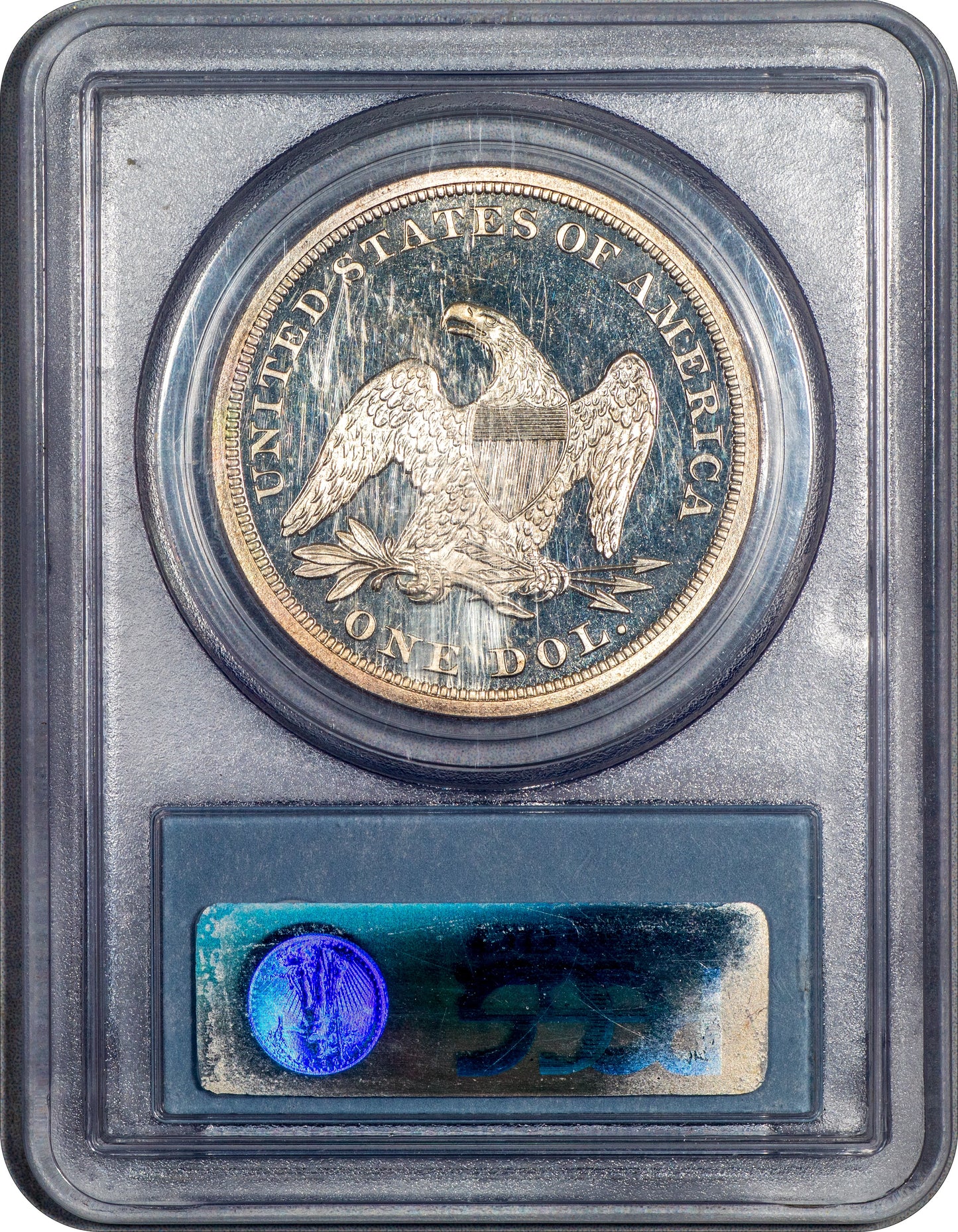 1863 $1 PR64 CAM PCGS CAC