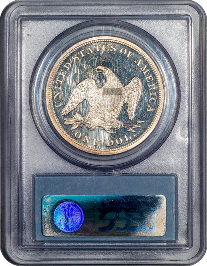 1863 $1 PR64 CAM PCGS CAC