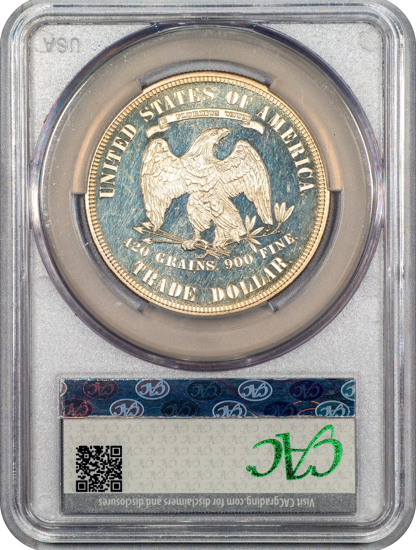 1882 T$1 PR63 DCAM CACG