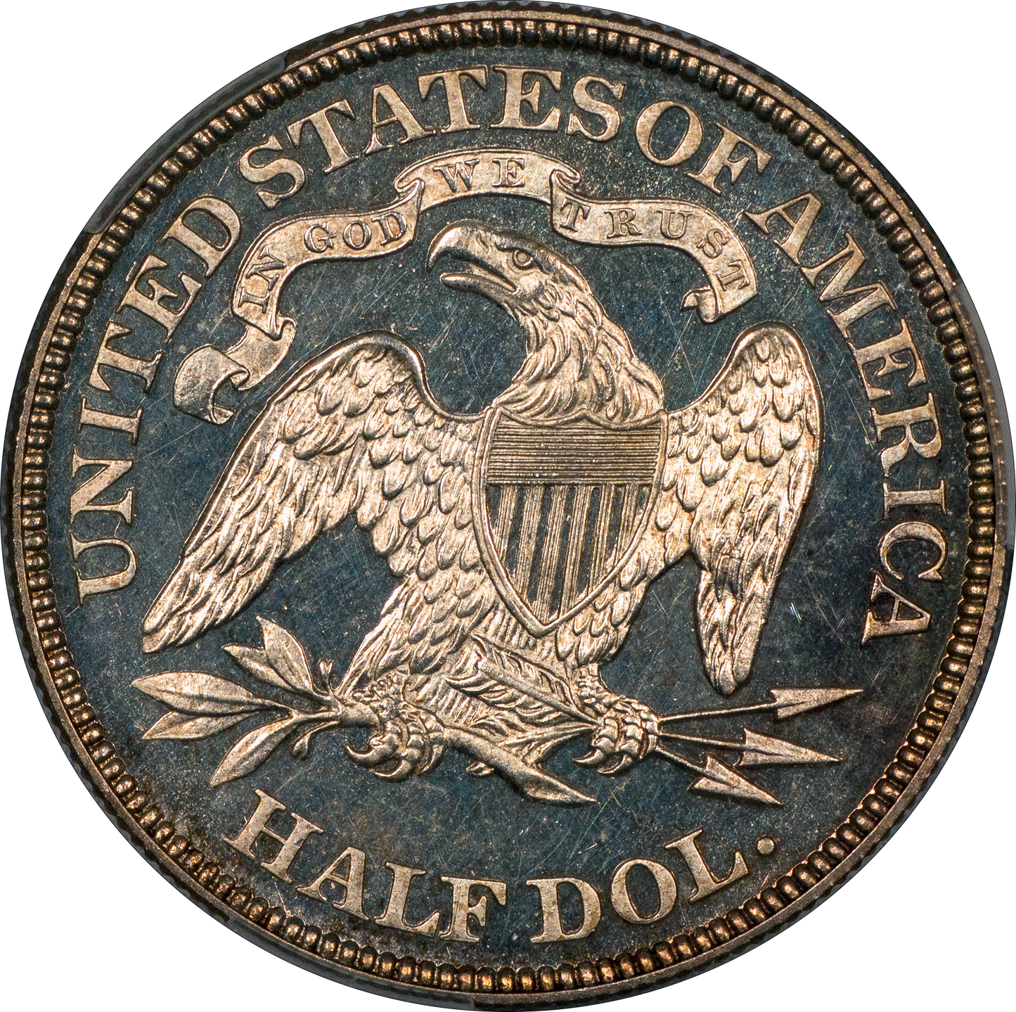 1872 50C PR63 CAM CACG