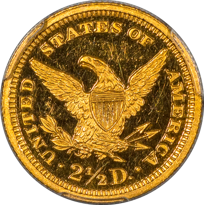1899 $2.5 PR63+ DCAM PCGS CAC