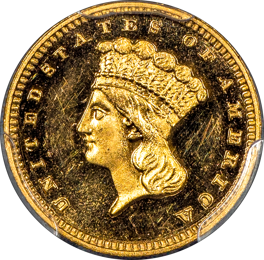 1883 G$1 PR63 CAM PCGS CAC