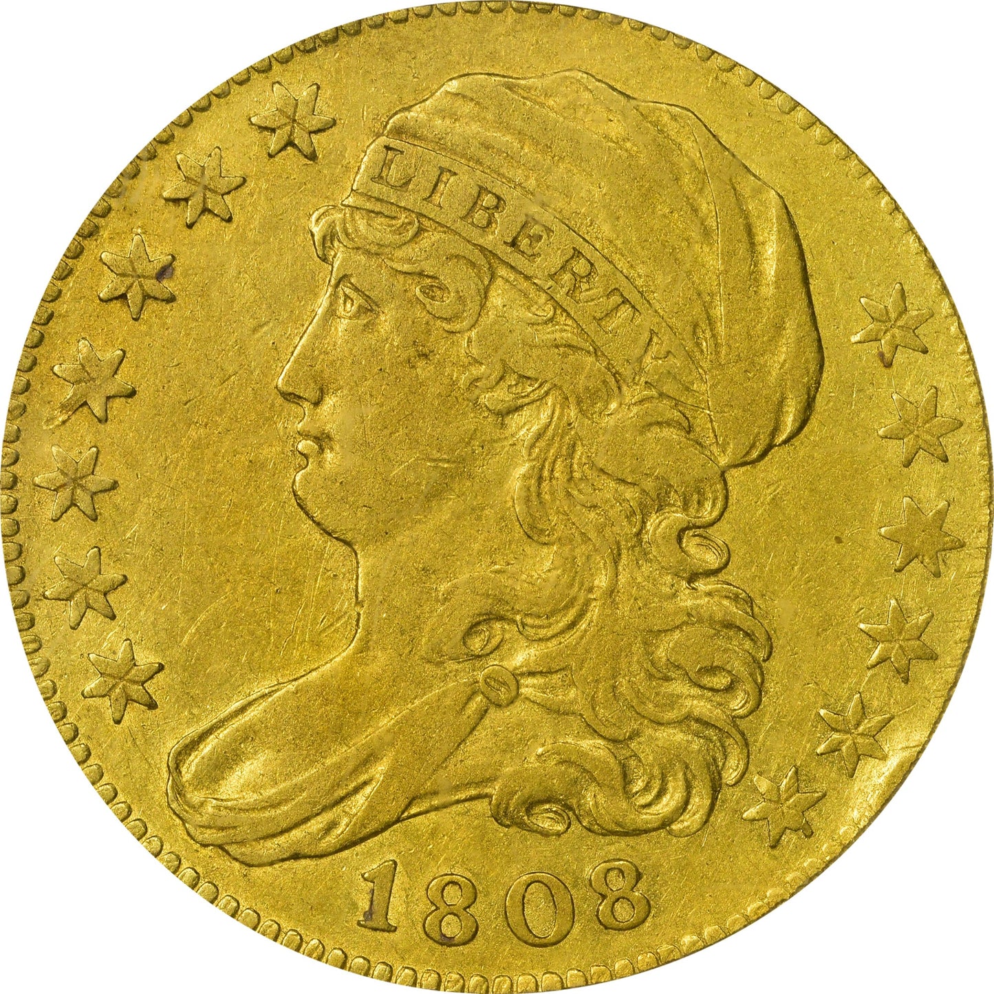 1808 $5 VF35 OGH PCGS