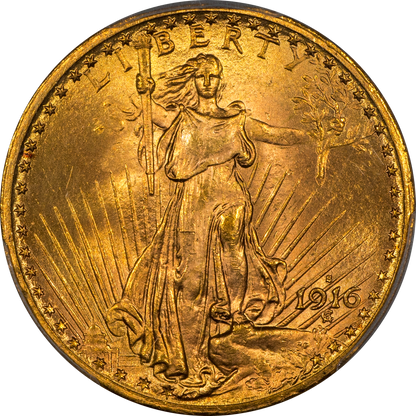 1916-S $20 MS66 PCGS