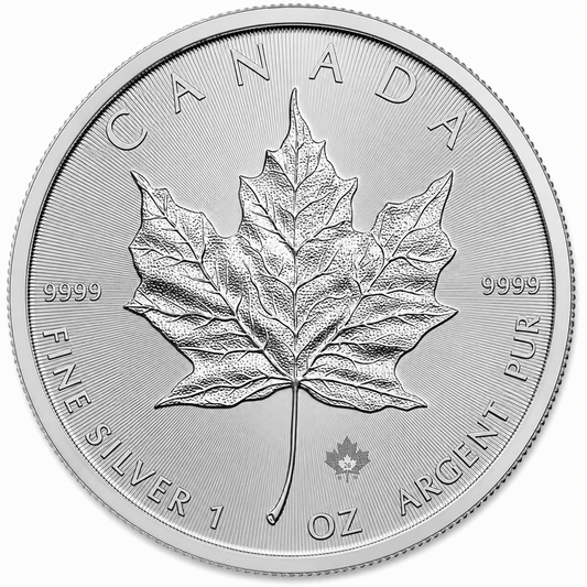 2026 1 oz Canadian Silver Maple Leaf Coin BU