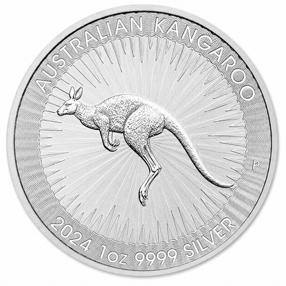1 oz Australian Silver Kangaroo Coin BU - Random Year