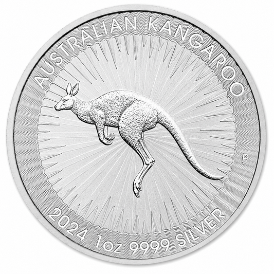 1 oz Australian Silver Kangaroo Coin BU - Random Year