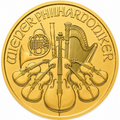 1/2 oz Austrian Gold Philharmonic Random Year