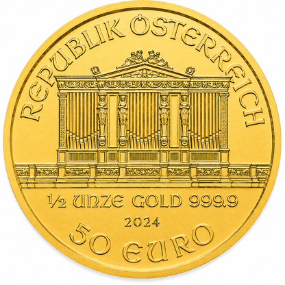 1/2 oz Austrian Gold Philharmonic Random Year