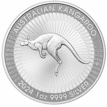 1 oz Australian Silver Kangaroo Coin BU - Random Year