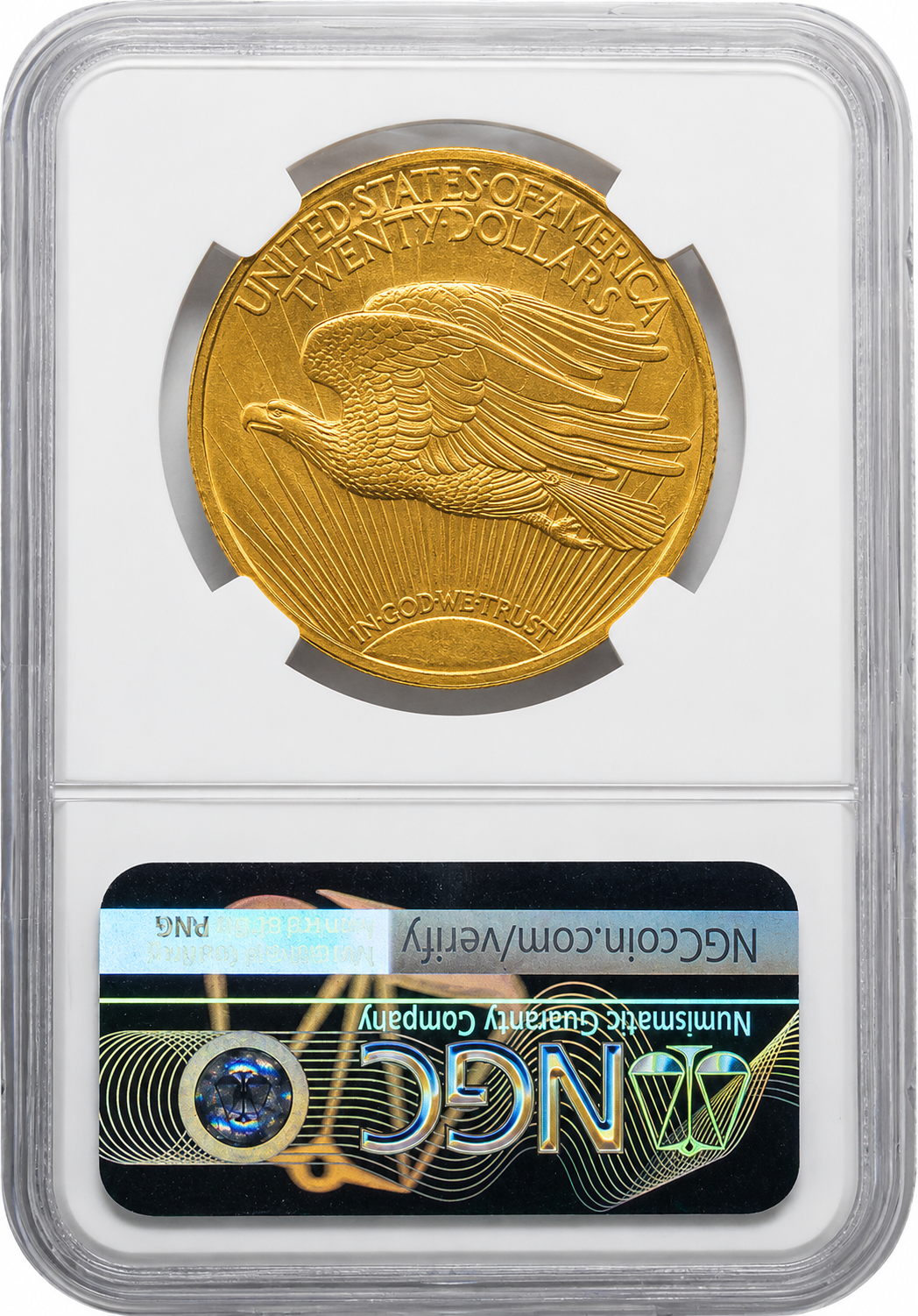 $20 Gold Saint-Gaudens Double Eagle - PCGS/NGC MS63