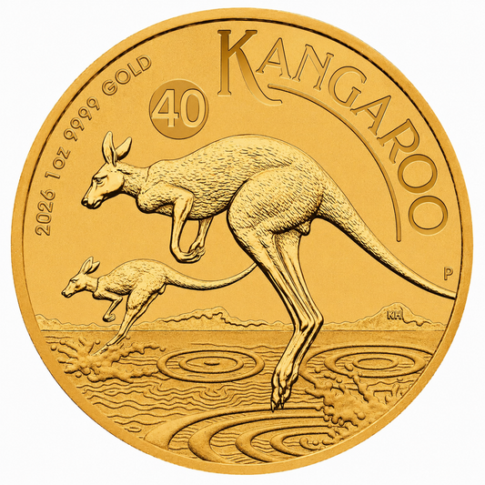 2026 Australia 1 oz Gold Kangaroo Coin BU