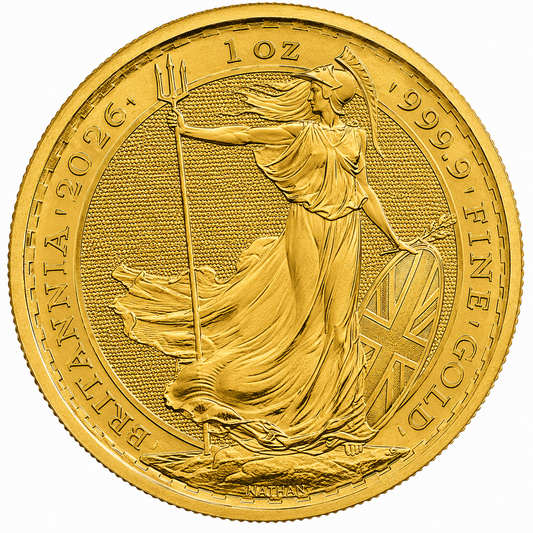 2026 1 oz Gold British Britannia Coin BU