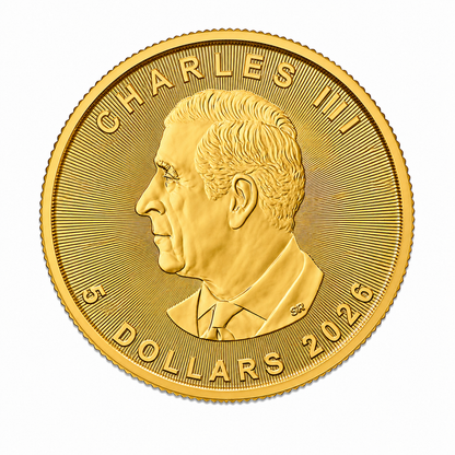 2026 1/10 oz Gold Canadian Maple Leaf Coin BU