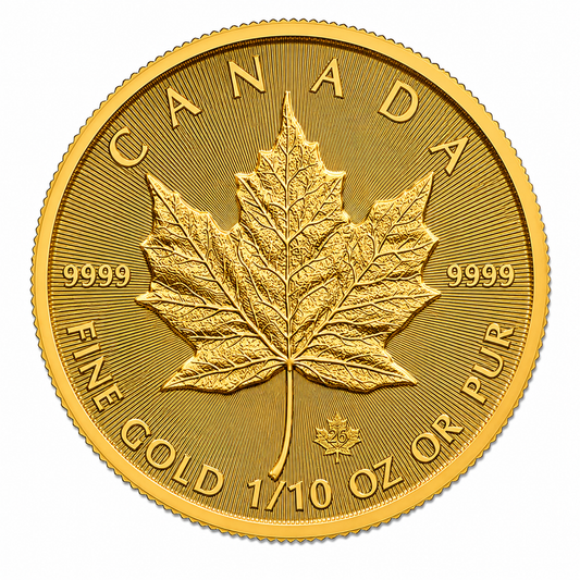 2026 1/10 oz Gold Canadian Maple Leaf Coin BU