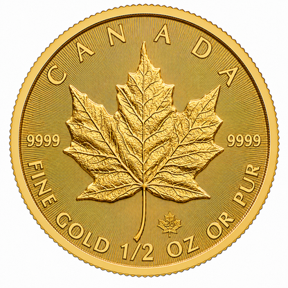 2026 1/2 oz Gold Canadian Maple Leaf Coin BU