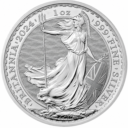 1 oz Silver British Britannia BU - Random Year