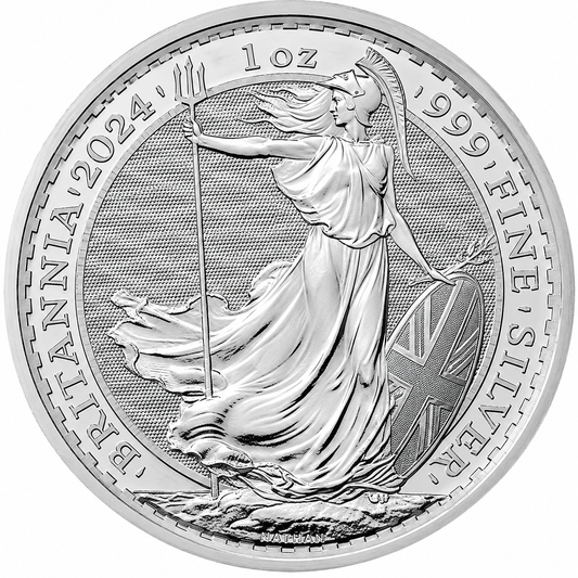 1 oz Silver British Britannia BU - Random Year