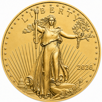 2026 1/4 oz American Gold Eagle Coin BU