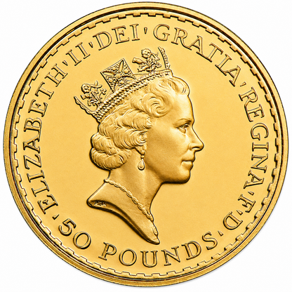 1/2 oz Gold British Britannia Coin BU Random Year