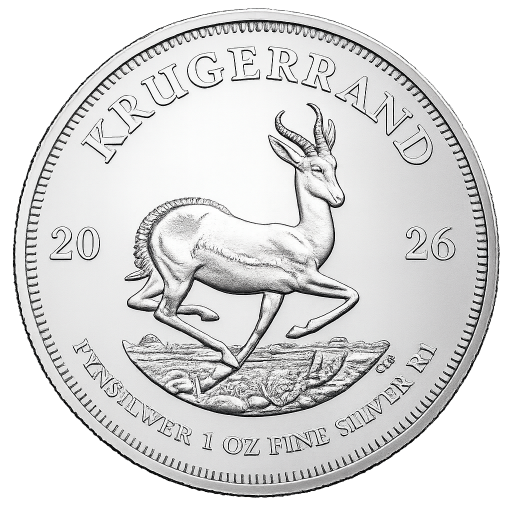 2026 1 oz South African Silver Krugerrand Coin