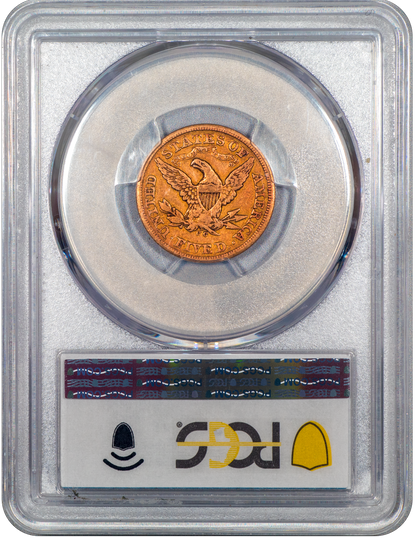 1870-CC $5 VF30 PCGS CAC