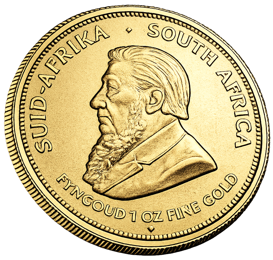 1 oz South African Gold Krugerrand Coin - Random Year